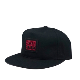 Supra CROWN JEWEL PATCH SLIDER Hatt Tilbehør Svart/Rød | NO-75592